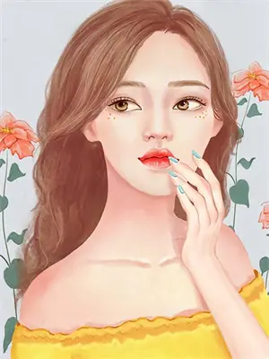 温柔的狗狗舔人